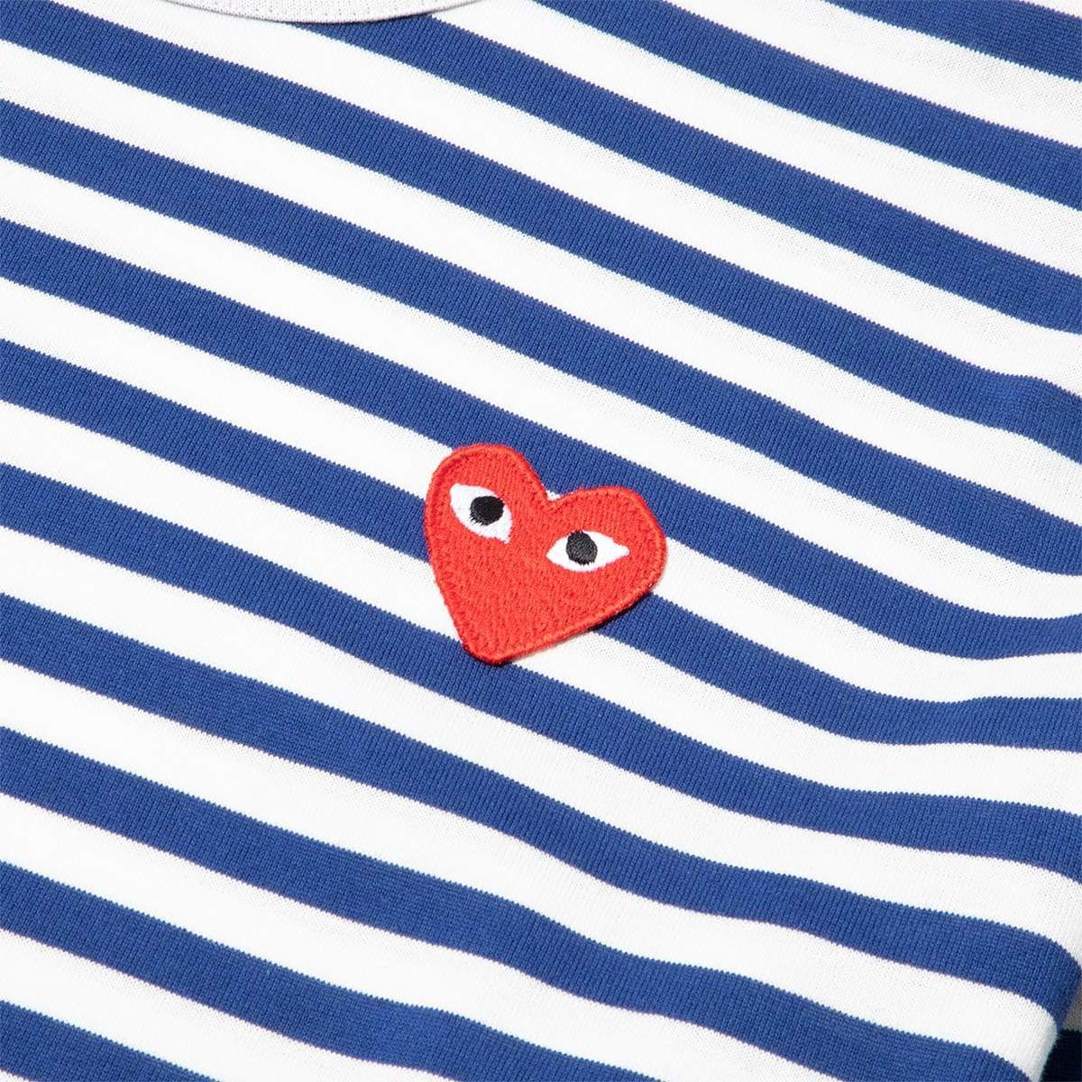 Comme des Garçons Play T-Shirts PLAY STRIPED T-SHIRT