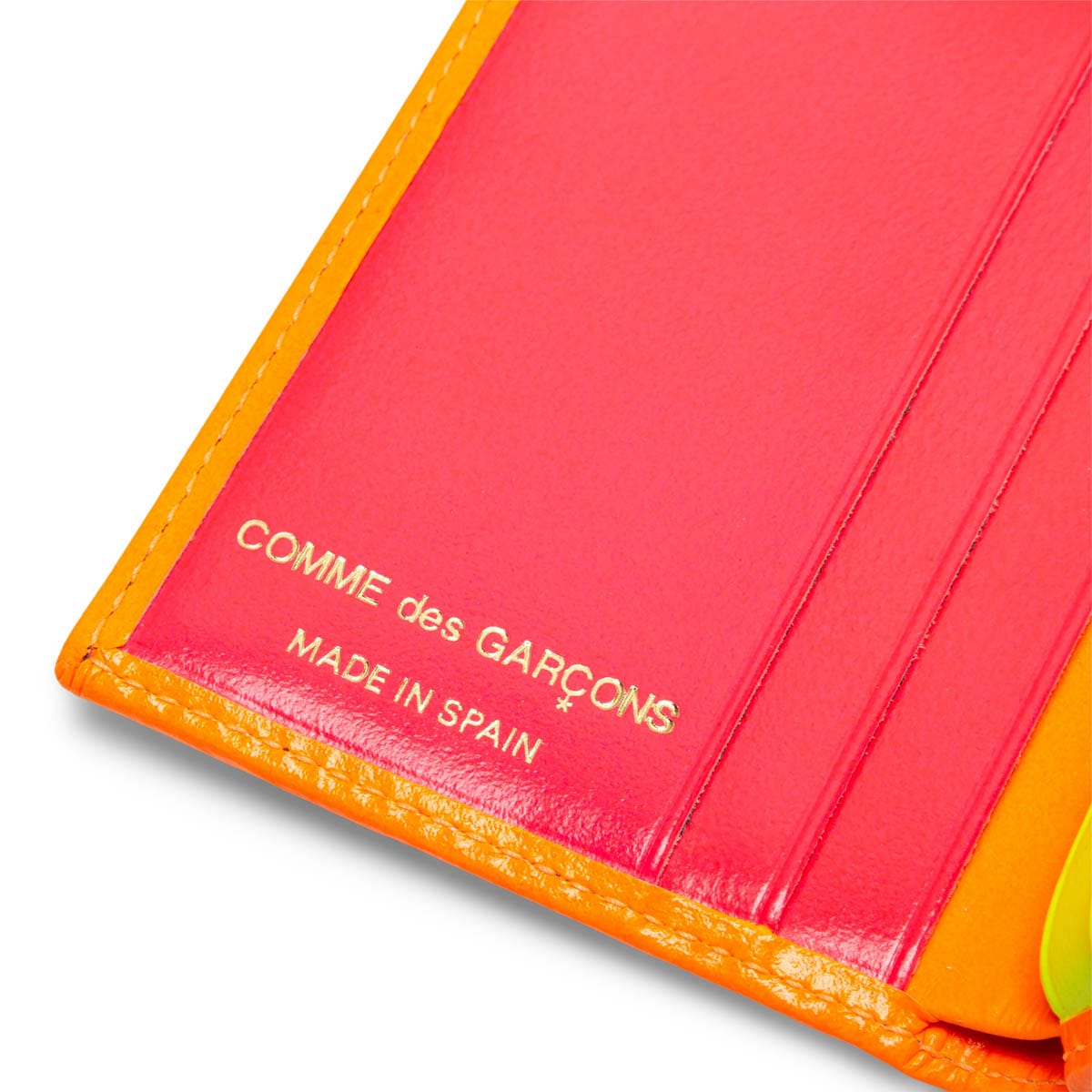 Comme Des Garçons Wallet Wallets & Cases ORANGE/PINK / O/S SUPER FLUO WALLET