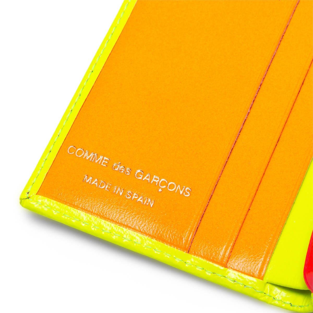 Comme Des Garçons Wallet Wallets & Cases YELLOW/ORANGE / O/S SUPER FLUO