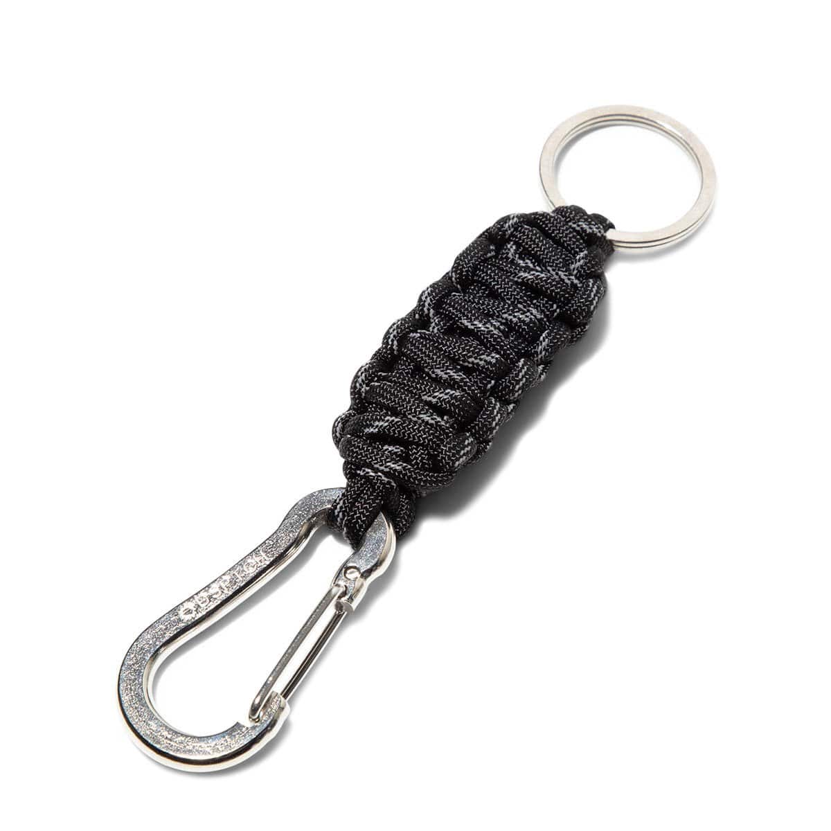 DSPTCH Odds & Ends BLACK 3M/STEEL / O/S BRAIDED KEY CHAIN