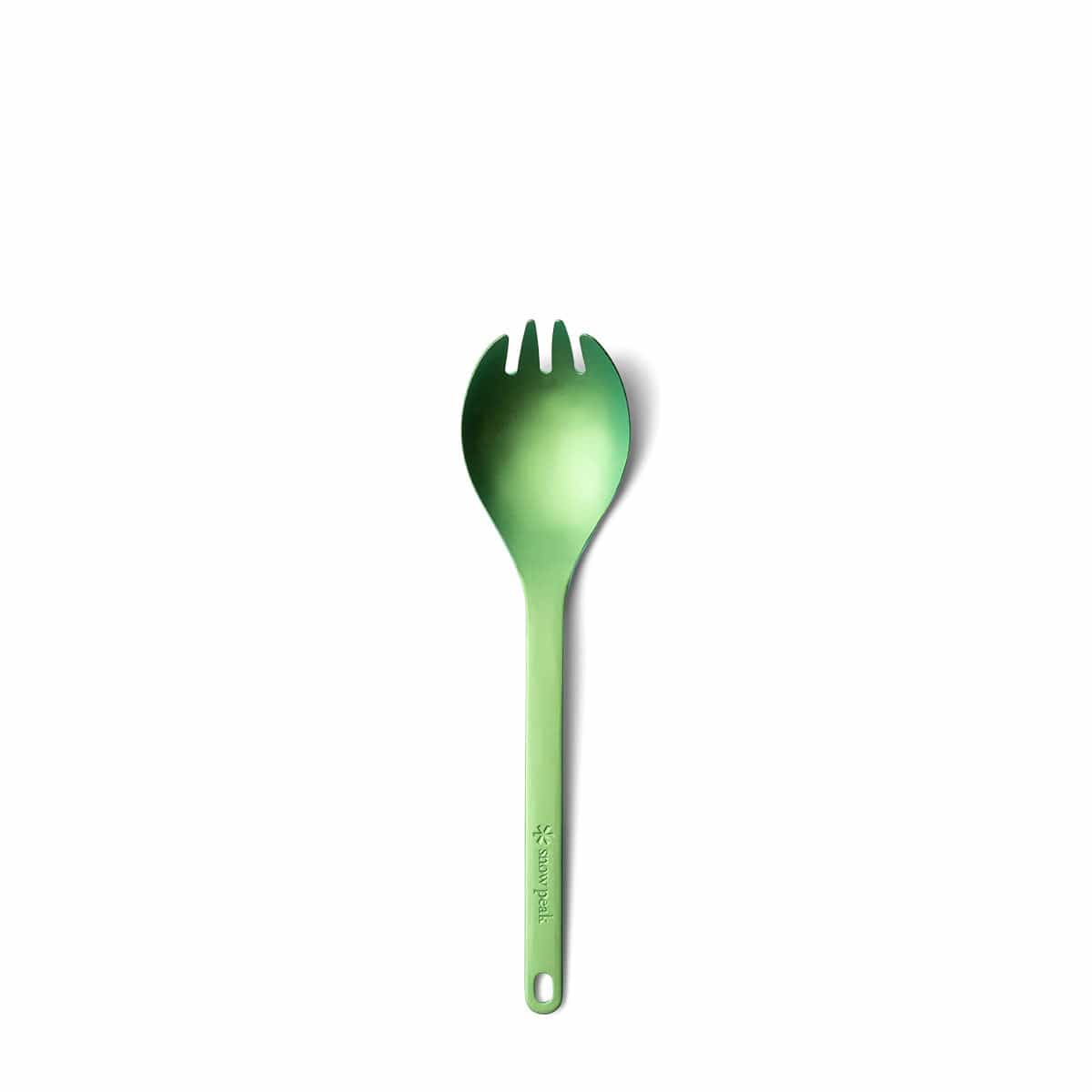 Snow Peak Home GREEN / O/S TITANIUM SPORK