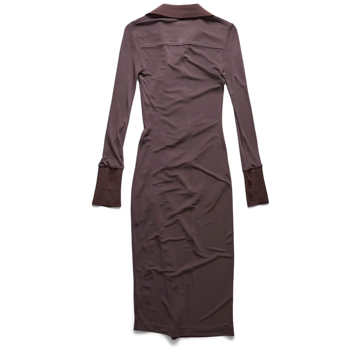 Helmut Lang Womens ASYM SHIRT DRESS.LT