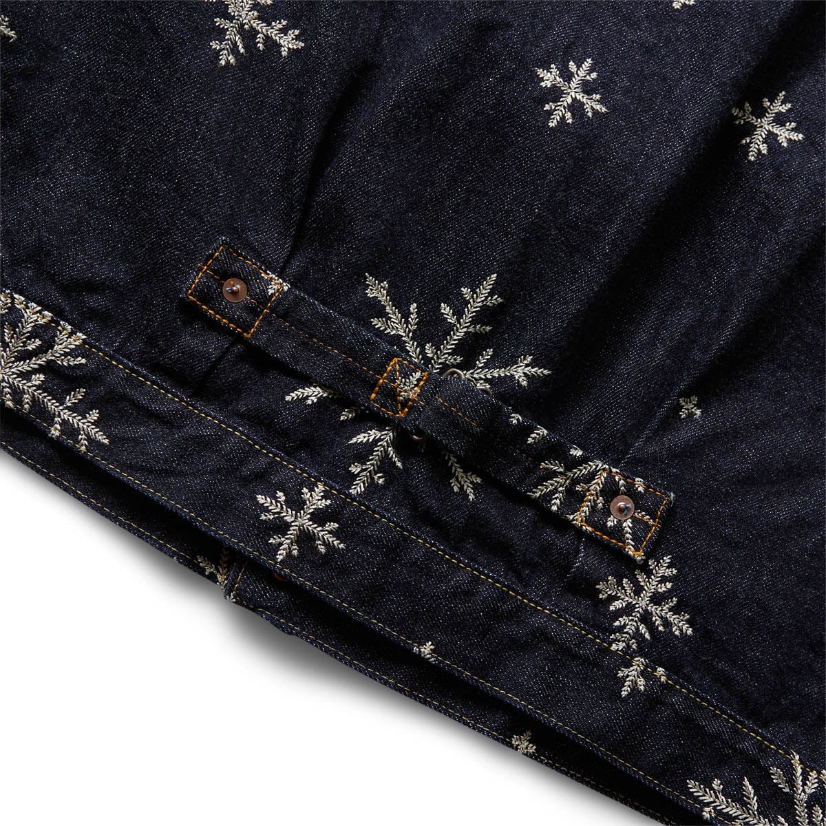 Kapital Outerwear 14OZ DENIM SNOW EMBROIDERY 1ST JKT