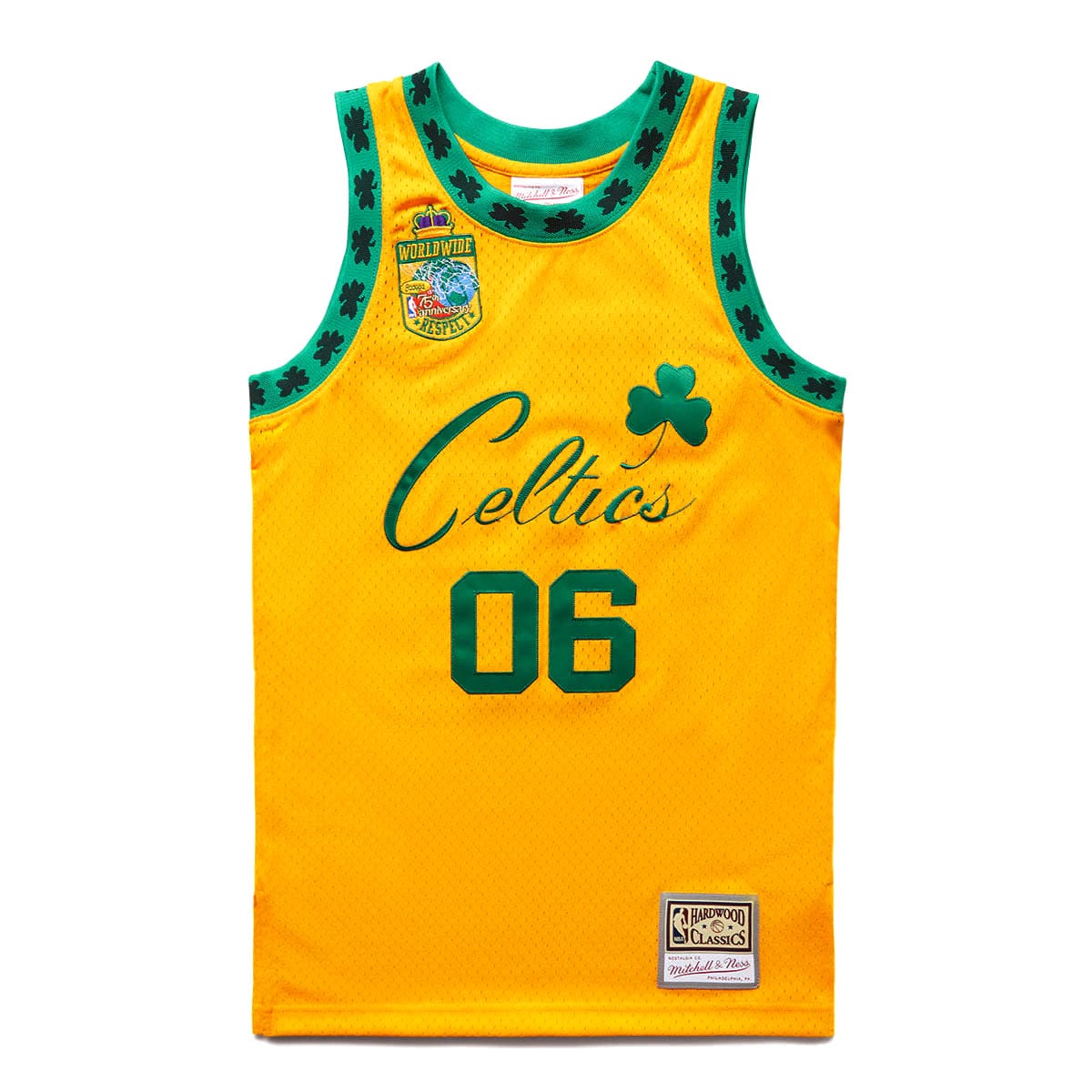 Mitchell & Ness T-Shirts X BODEGA WORLDWIDE RESPECT CELTICS JERSEY