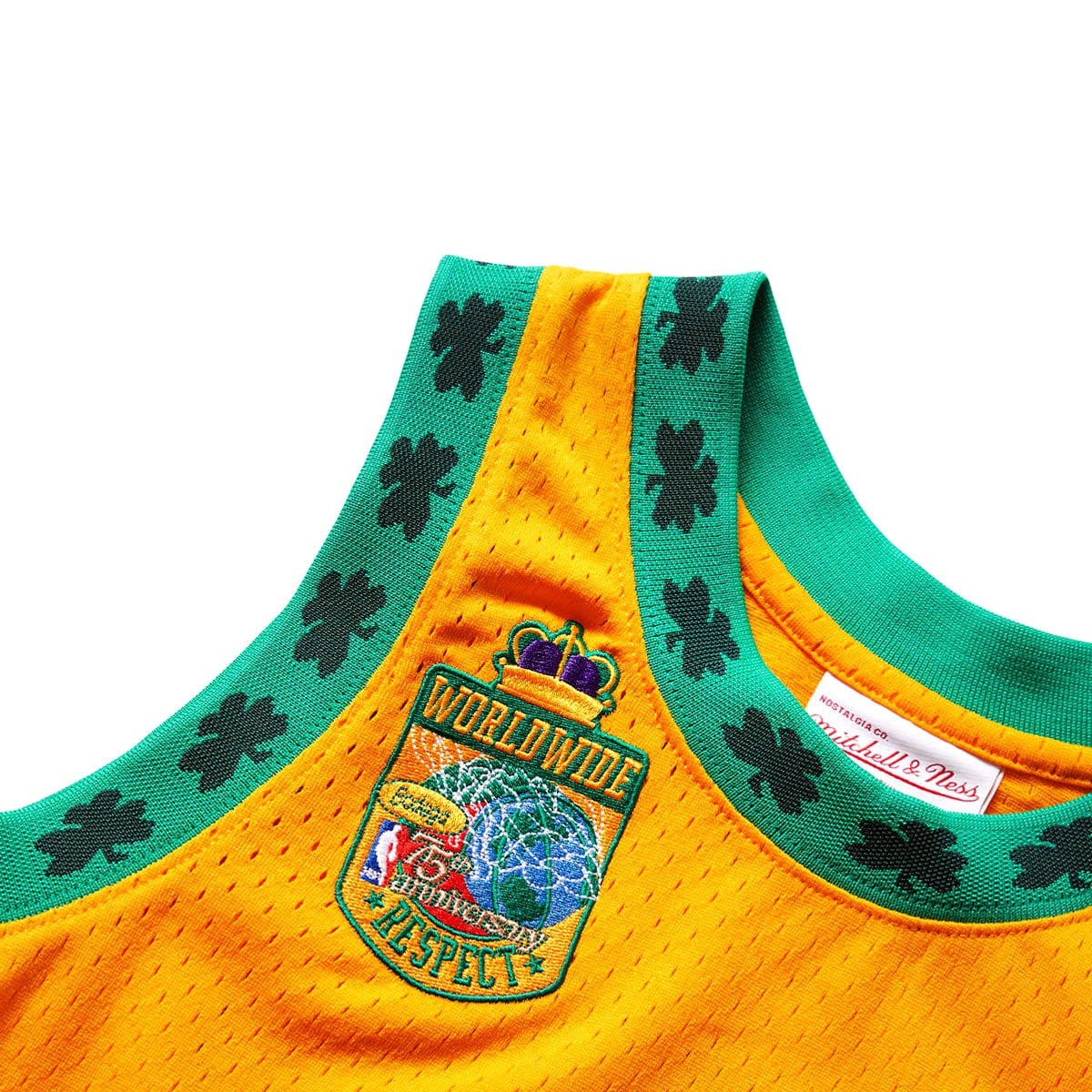 Mitchell & Ness T-Shirts X BODEGA WORLDWIDE RESPECT CELTICS JERSEY