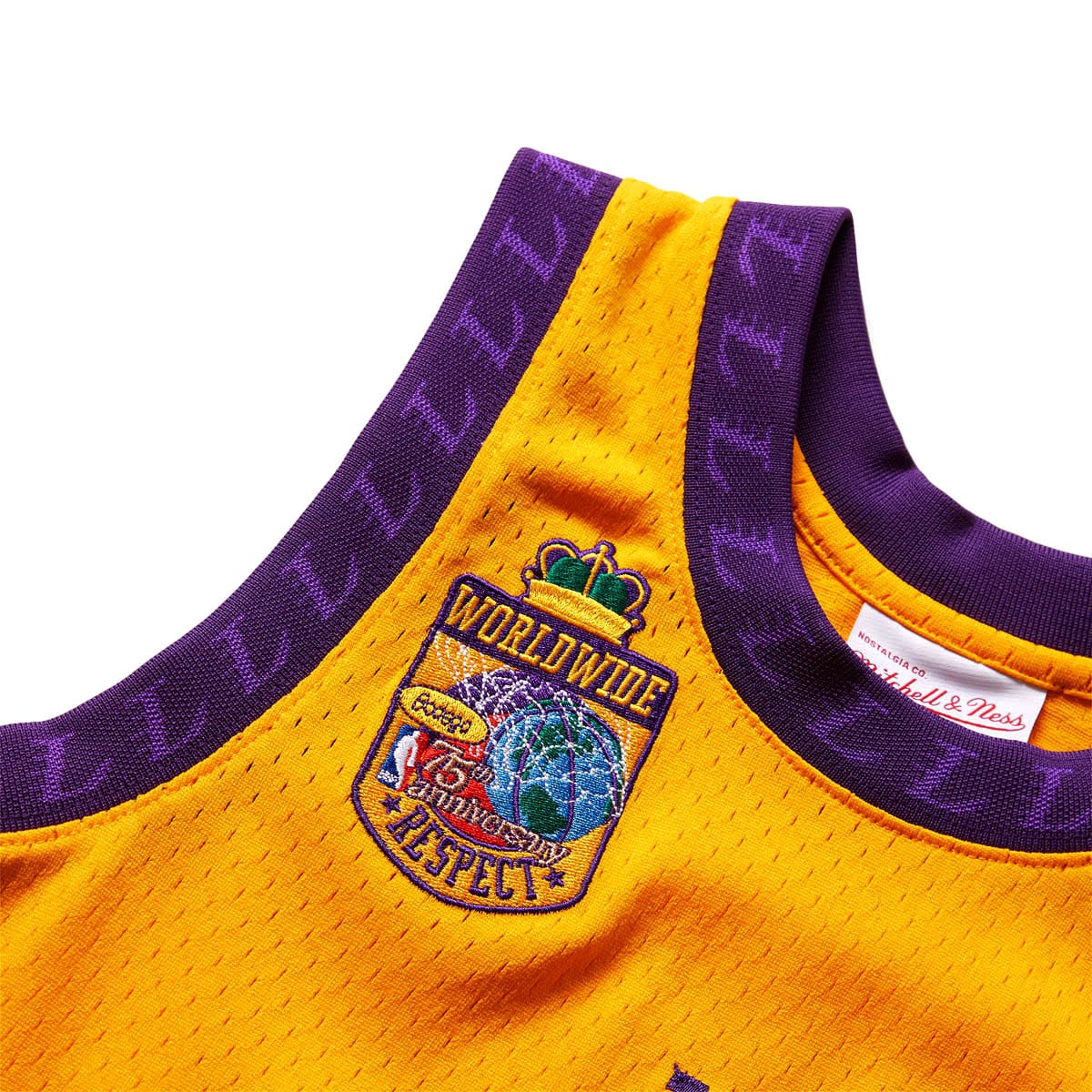 Mitchell & Ness T-Shirts X BODEGA WORLDWIDE RESPECT LAKERS JERSEY