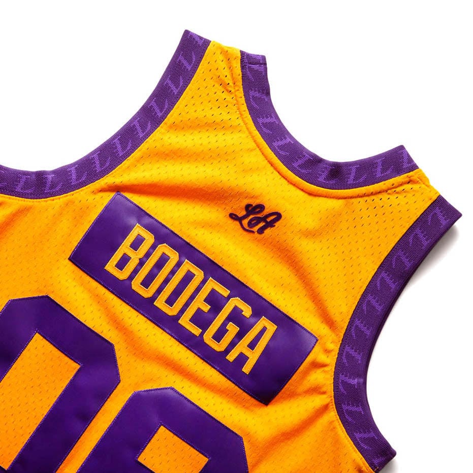 Mitchell & Ness T-Shirts X BODEGA WORLDWIDE RESPECT LAKERS JERSEY