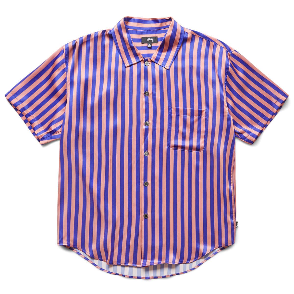 Stüssy Shirts STRIPED SILK SHIRT