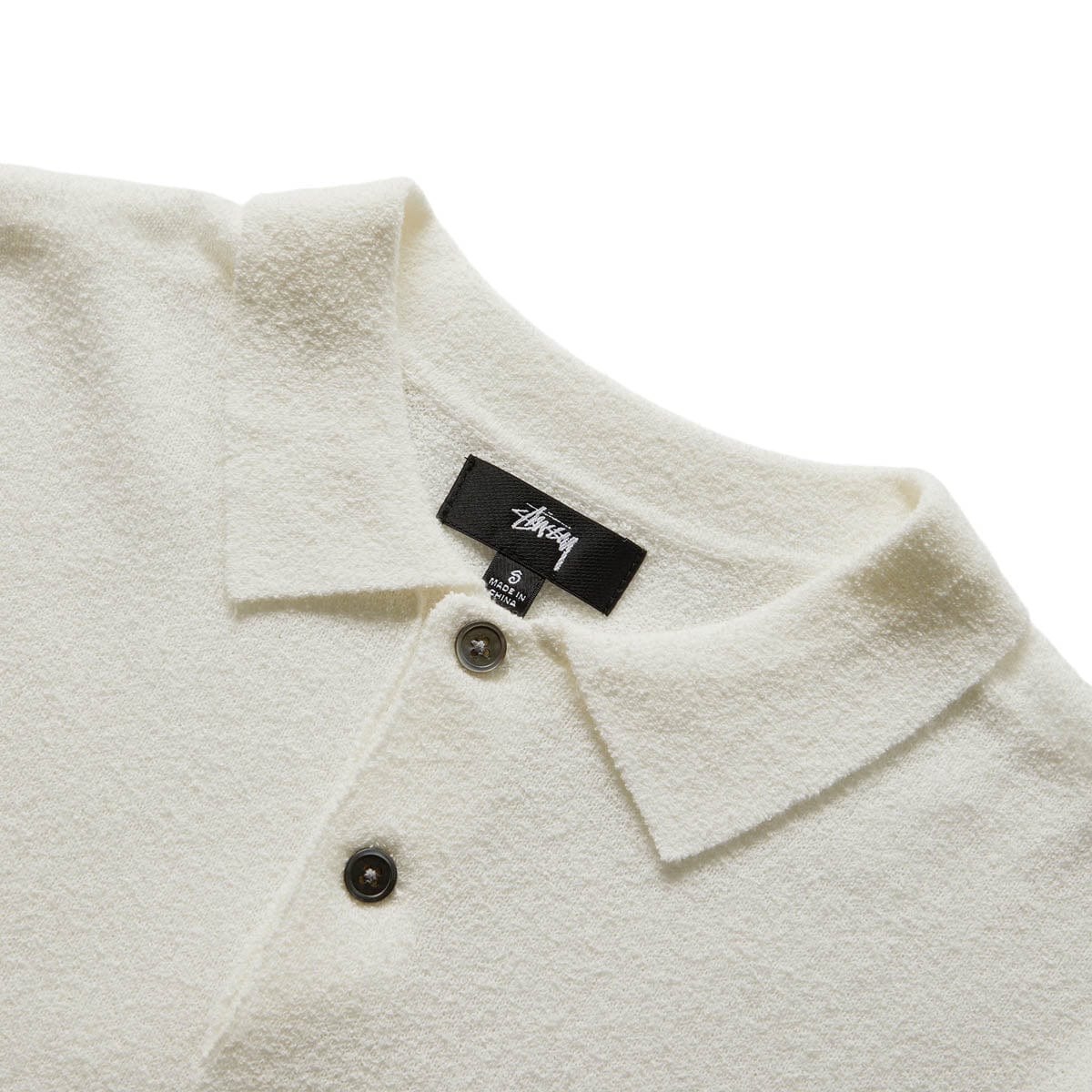 Stüssy Shirts TEXTURED POLO SWEATER